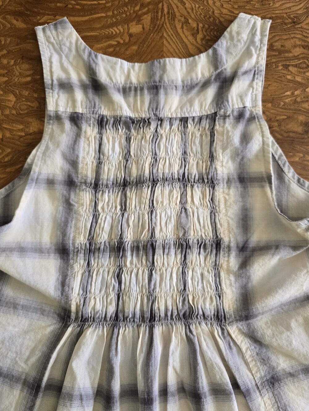Legacy Falls For Her Plaid Floral Embroidered Western Henley Tank Womens Small - Picture 5 of 6